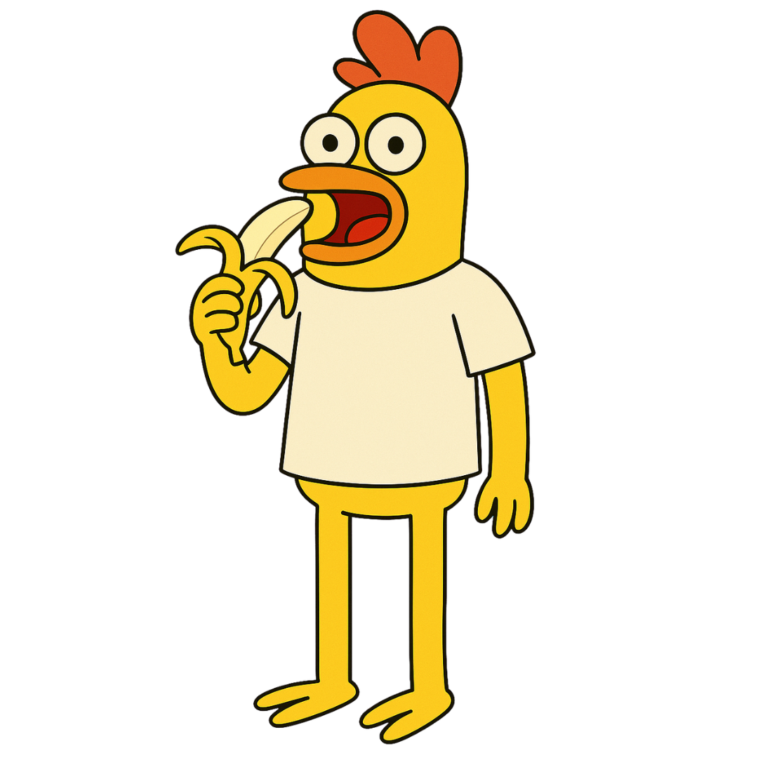 Chicken Banana Mascot